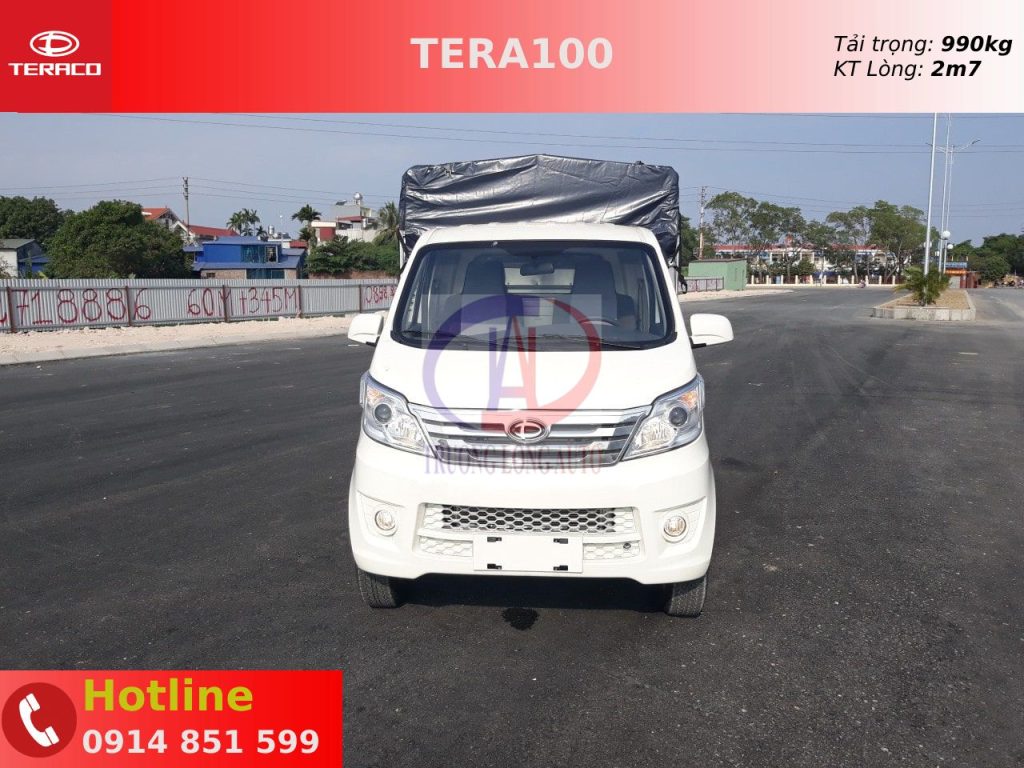 xe tải teraco tera 100 thùng mui bạt