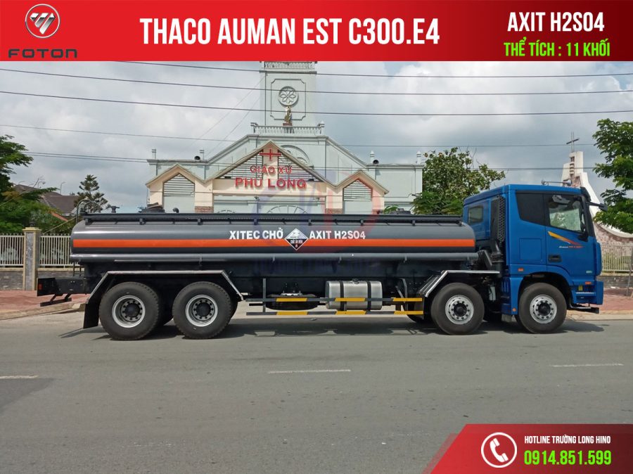 xe fonton thaco auman c300 xitec axit 11 khối