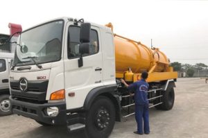 xe hút chất thải hino fm 12 khối