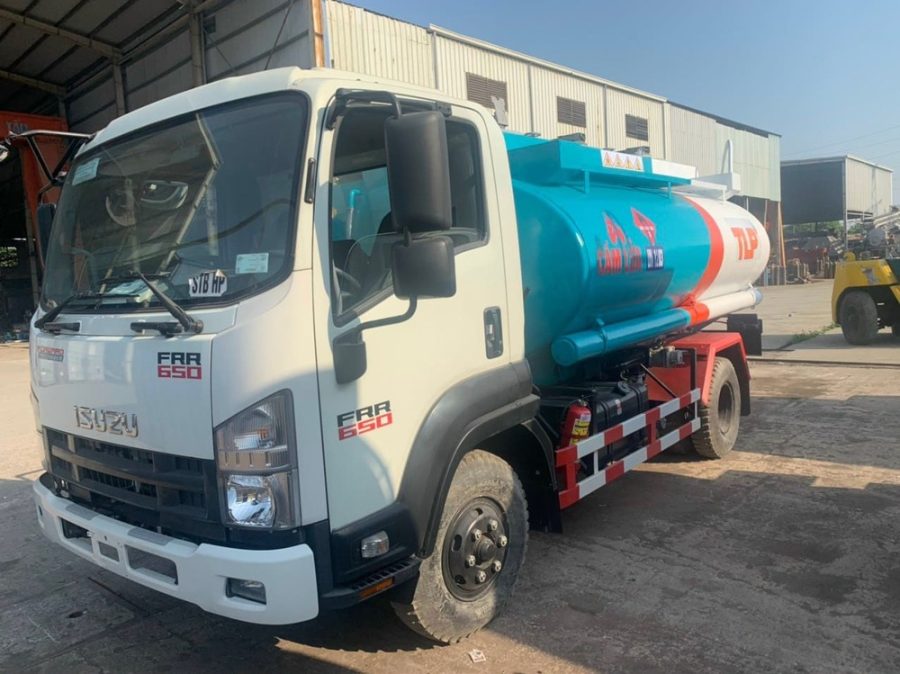 xe isuzu frr90he4 bồn chở xăng dầu 8 9 khối