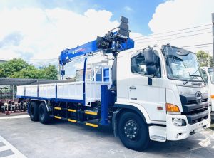 xe cẩu hino fm gắn cẩu dongyang 6 khúc 8 tấn