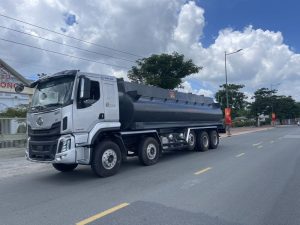 chenglong h5 5 chân bồn chở xăng dầu 26 khối