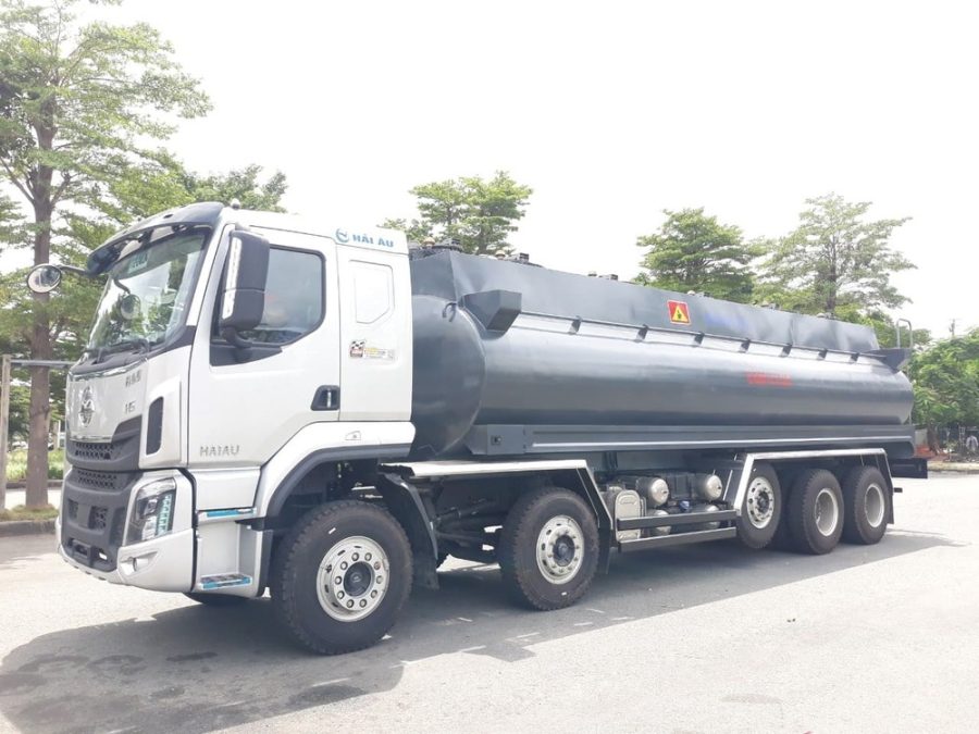 chenglong h5 5 chân bồn chở xăng dầu 26 khối