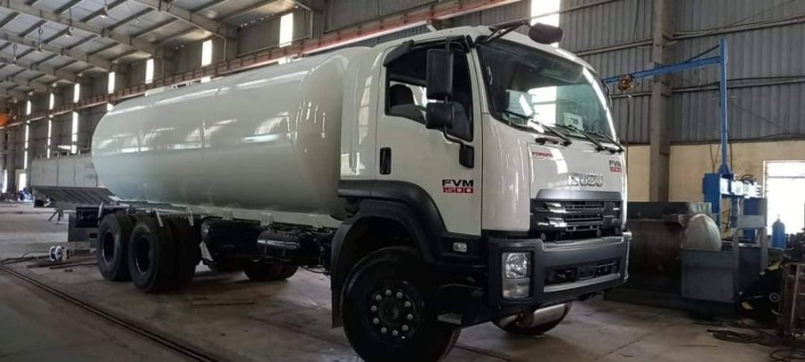 isuzu fvm34te4 bồn chở cám