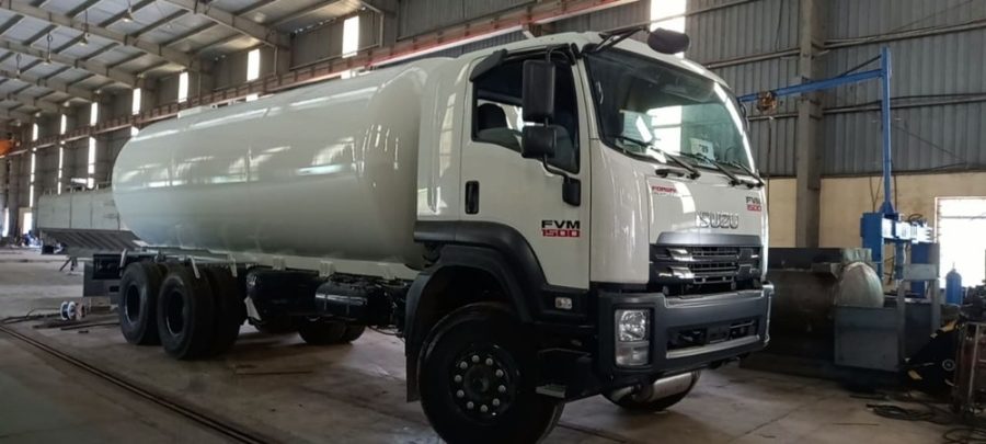 isuzu fvm34te4 bồn chở cám