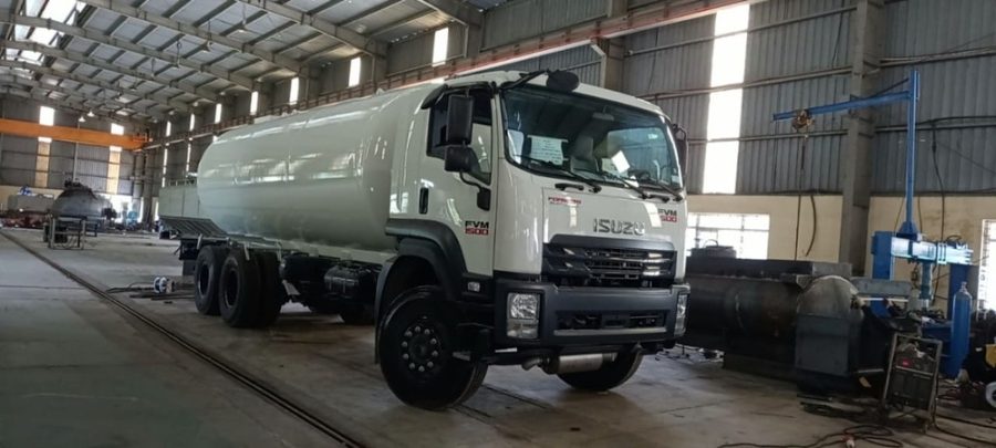isuzu fvm34te4 bồn chở cám
