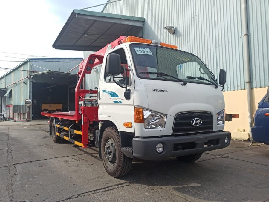 hyundai new 110xl kéo chở xe gắn cẩu urv 344k