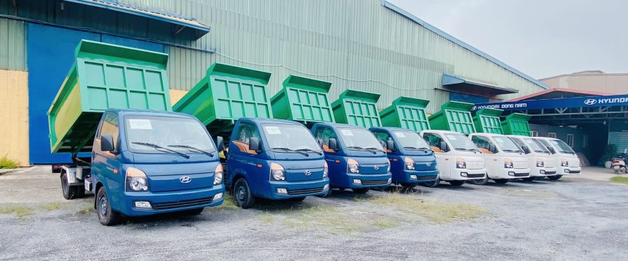 Xe Hyundai H150 chở rác 3.5 khối