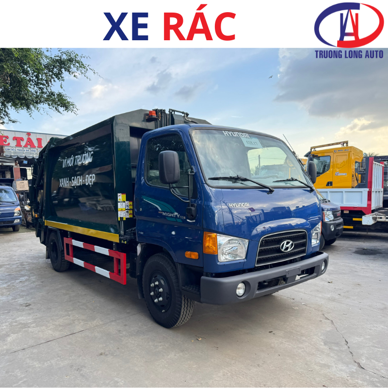 Xe Tải Chở Rác Cuốn Ép Rác