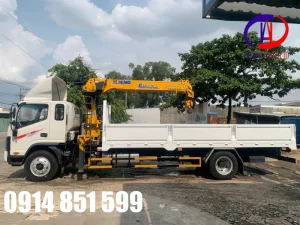 Bàn Giao JAC N900 Gắn Cẩu XCMG 5 Tấn 5 Khúc Về Với Anh Phạm Văn Sơn (Bình Dương cũ)