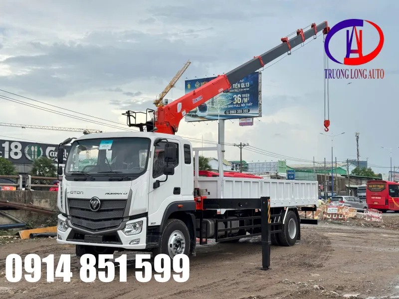 Tổng quan về Foton Auman C160 gắn cẩu Kanglim KS1056 