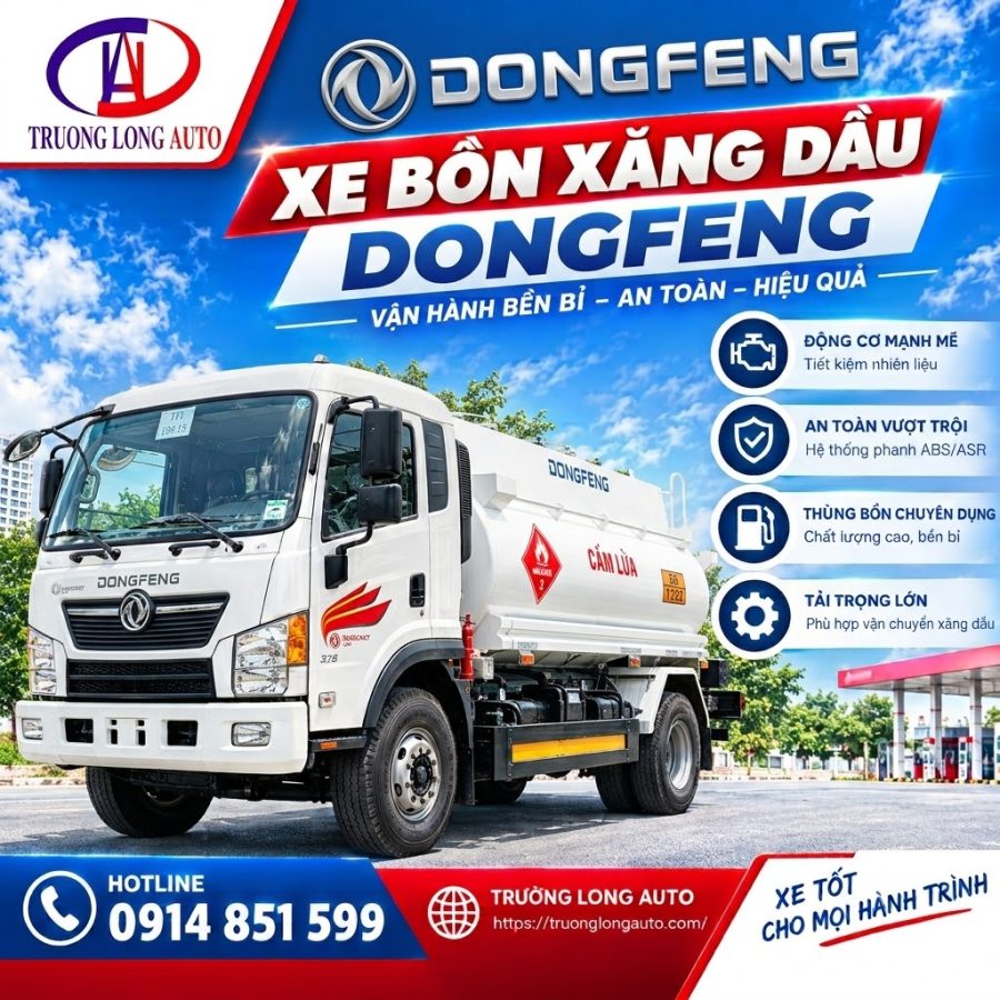 Xe Dongfeng Bồn Xăng Dầu
