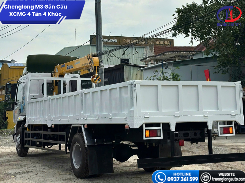 Kích thước thùng 7.6 mét và khung gầm chịu lực