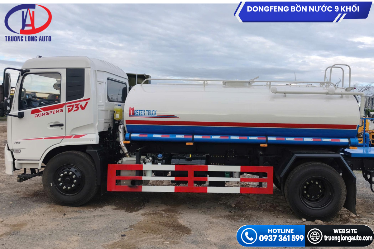 dongfeng-bon-nuoc-9-khoi-2 Cabin tiện nghi & hệ thống điều khiển linh hoạt