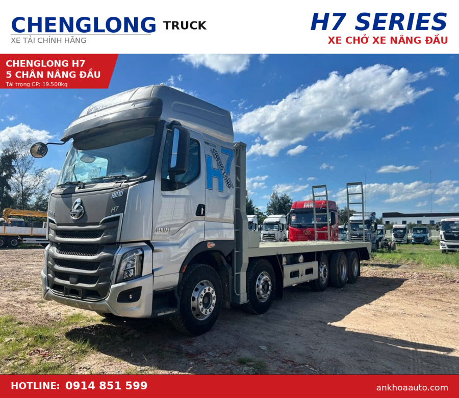 Chenglong H7 5 Chân Chở Xe Nâng Đầu: Bảng Giá, Thông Số Và Đánh Giá Động Cơ Chi Tiết