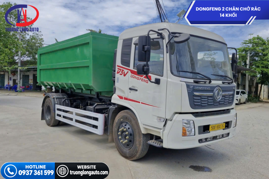 Giới thiệu về Dongfeng chở rác 14 khối