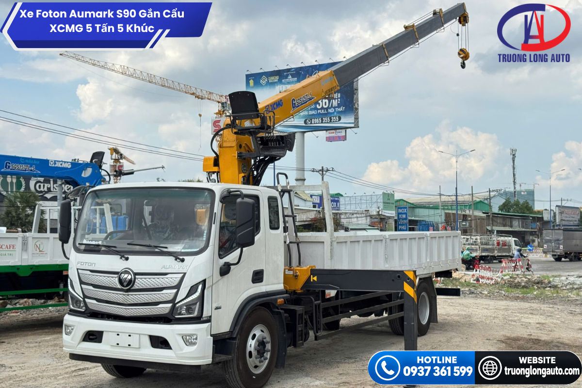 xe-foton-aumark-s90-gan-cau-xcmg-5-tan-5-khuc-1 Giới thiệu về Foton Aumark S90 gắn cẩu XCMG 5 tấn 5 khúc